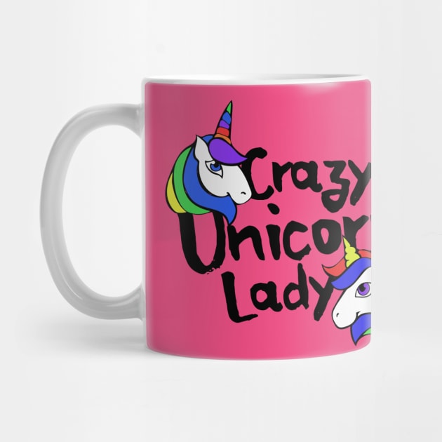 Crazy Unicorn Lady by bubbsnugg